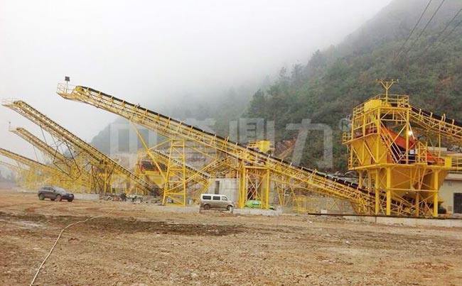 广西时产500吨碎石生产线