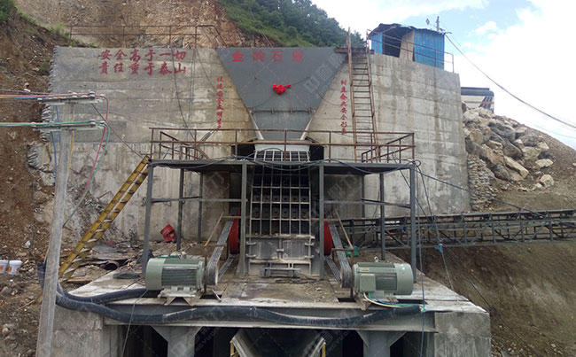 云南省腾冲市金岭石矿业时产600吨沙石骨料生产线