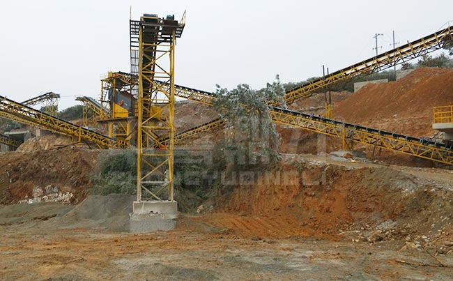 贵州省毕节市威宁县时产300吨石子生产线
