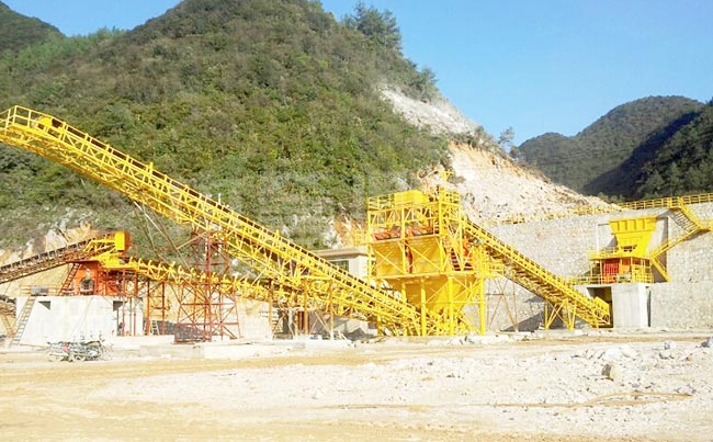 湖南衡阳日产1000吨碎石生产线