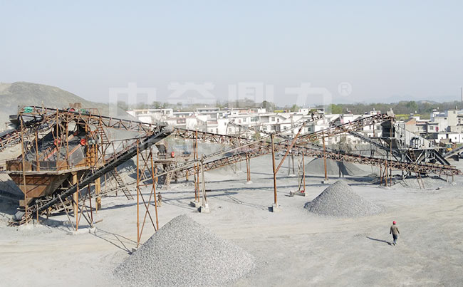 江西九江市时产400吨砂石料生产线