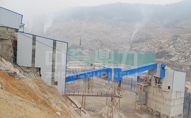 湖北荆门市时产300吨砂石加工生产线案例