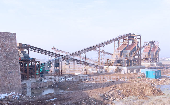 安徽省蚌埠市时产1300吨石灰石生产线案例