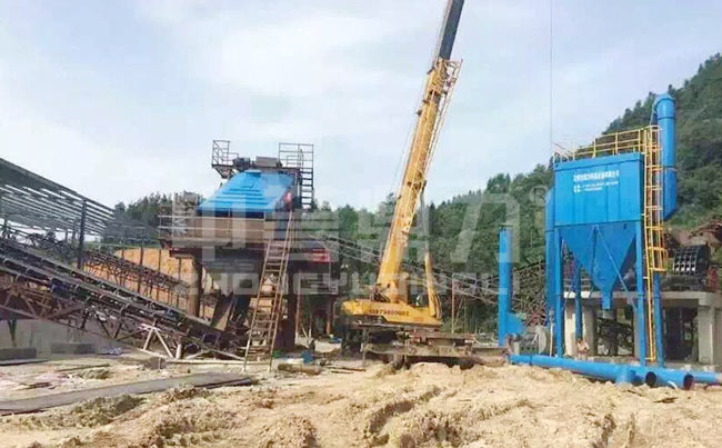 江西景德镇日产2000吨机制砂厂案例