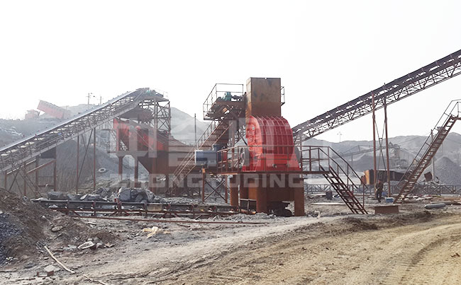 江西九江时产700吨碎石生产线案例