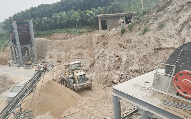 湖北省钟祥市时产400吨砂石骨料项目