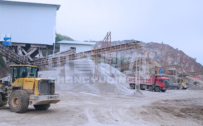 江西省萍乡市时产300吨环保碎石流水生产线案例