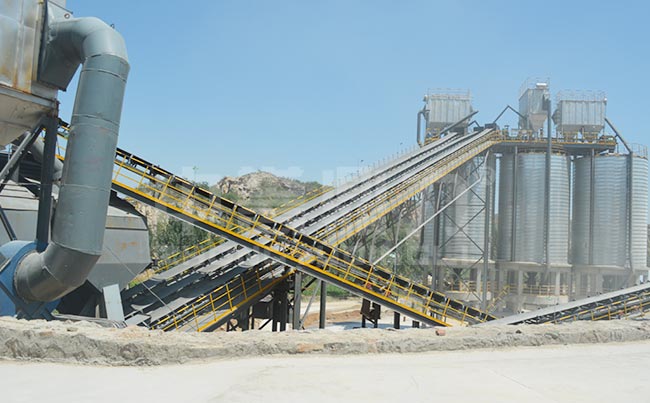 时产1000吨碎石干法生产线方案