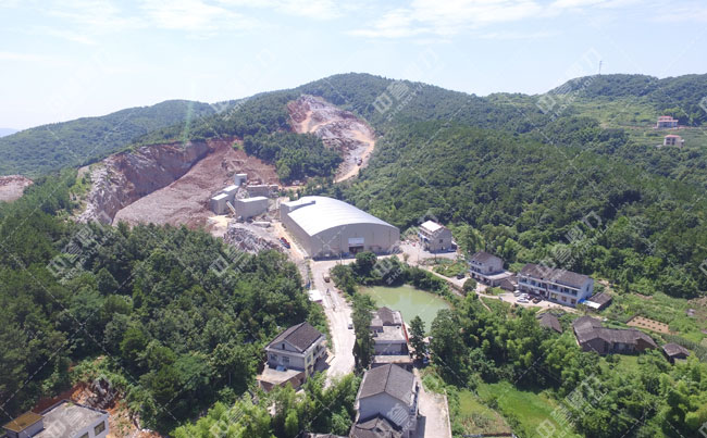 湖南省娄底市坝塘采石场时产1000吨砂石生产线